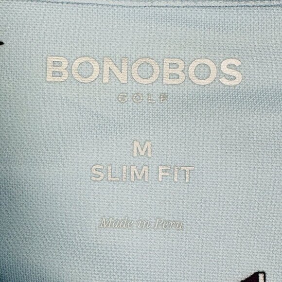Bonobos Golf Putting Green All Over Print Slim Fit Polo Men's Size Medium - Picture 5 of 6